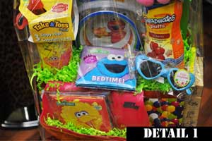 Sesame Street Basket Detail